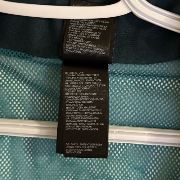 The North Face HyVent Rain Jacket in Teal Green - Picture 7 of 7